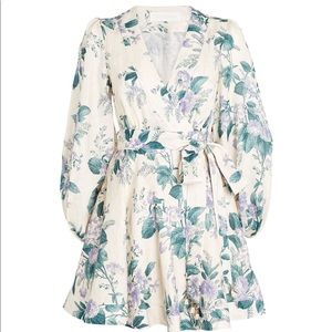 Zimmermann dress. Zimmermann Cassia floral linen dress. Size AU2, US6-8. BNWT.